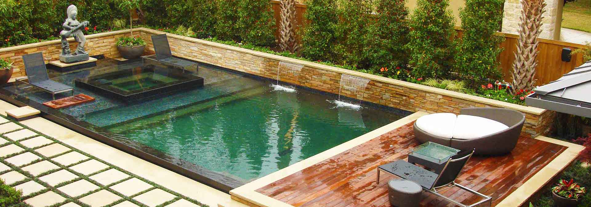 Pool Spa and Deck by Southern Land Design of Dallas - Fort Worth